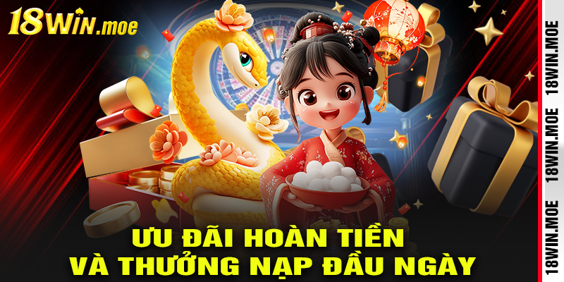 Ưu Đãi Hoàn Tiền và Thưởng Nạp Đầu Ngày